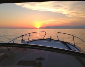 sunset positano cassiopea cruise